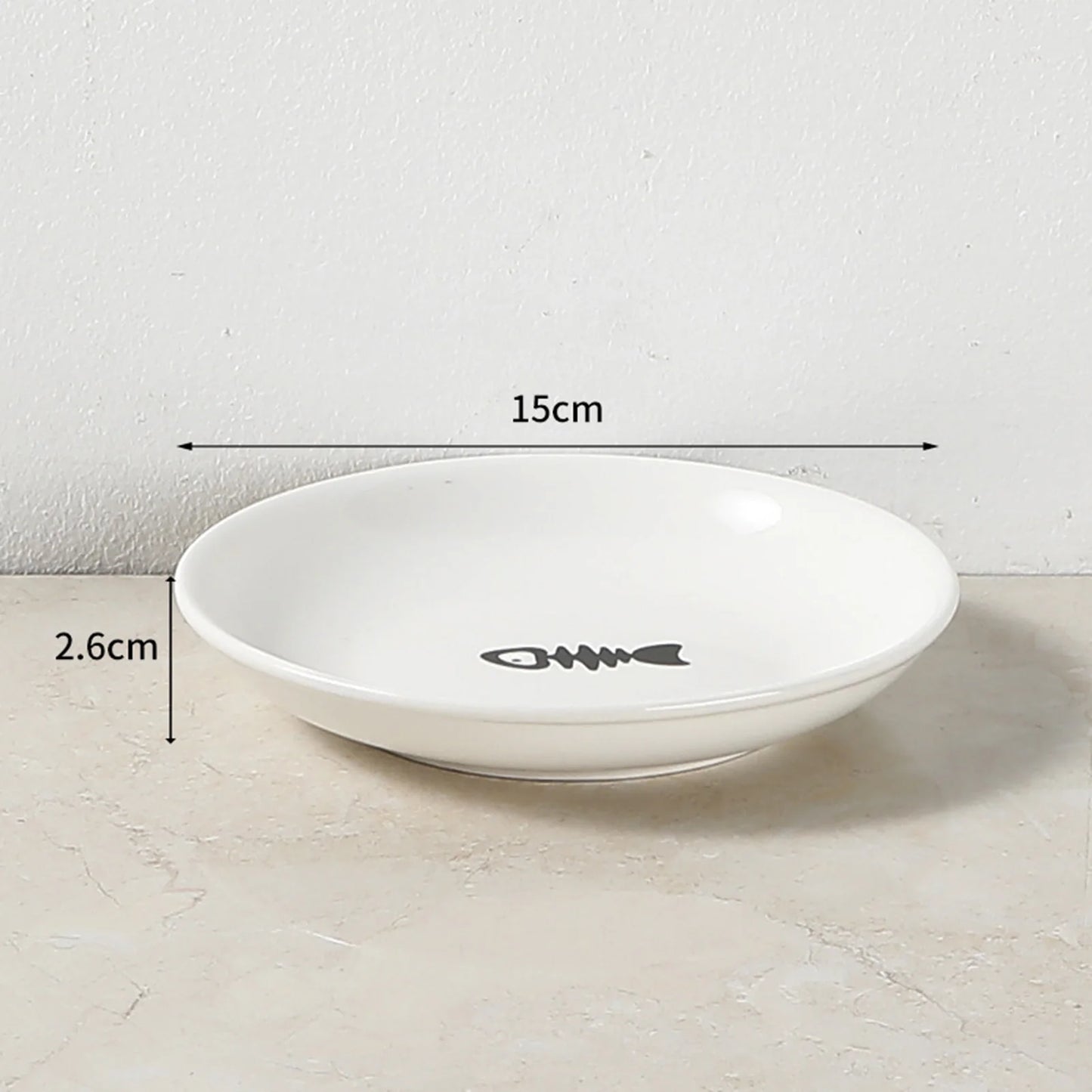Pet Ceramic Bowl Nordic High Footed Ceramic Cat Food Bowl Snack Can Plate Anti Overturning Kitten Puppy Food Water Feeding Bowl
