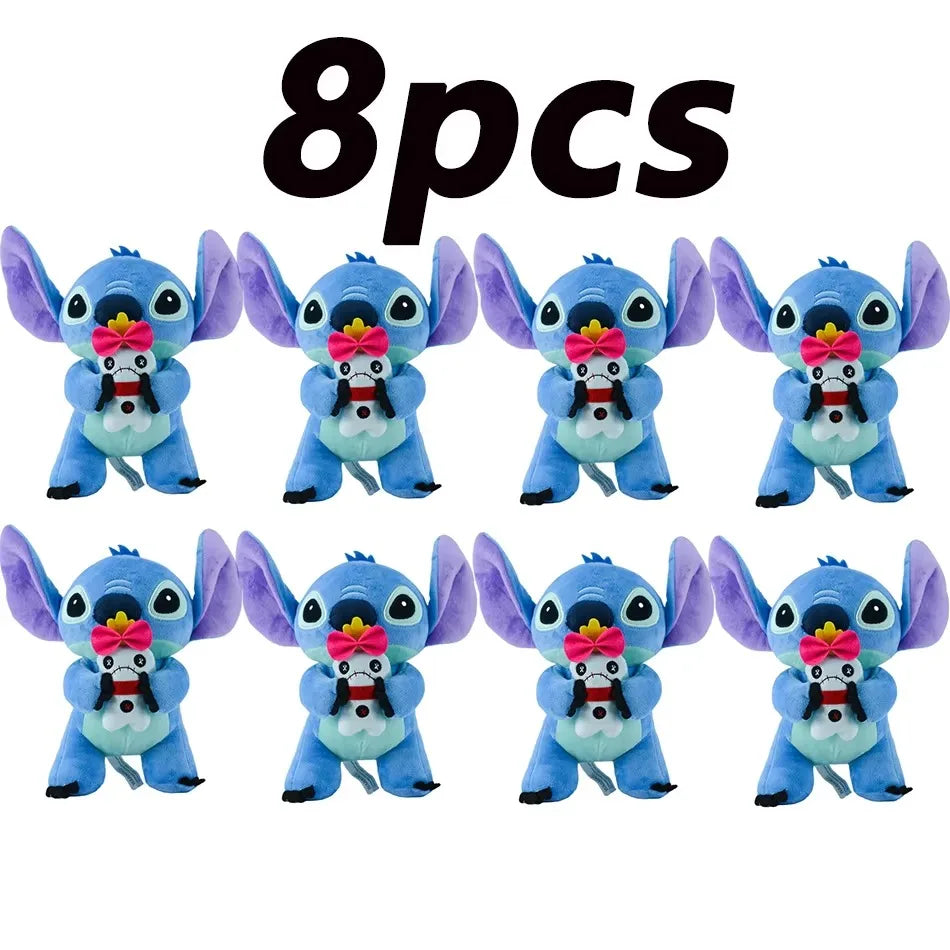 2028 New 12cm 20cm 25cm Stitch Stuffed Plush Models Cartoon Stuffed Plush Dolls Anime Plush Baby Toys Kawaii Kids Birthday Gifts