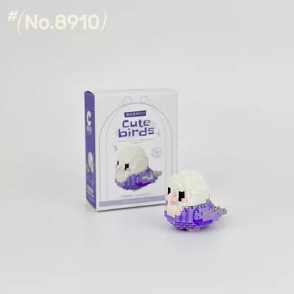 Moe Bird Series Building Block Toys Assembly, Tabletop Ornaments, Children's Educational Toys, Suitable for Boys and Girls, Christmas Gift