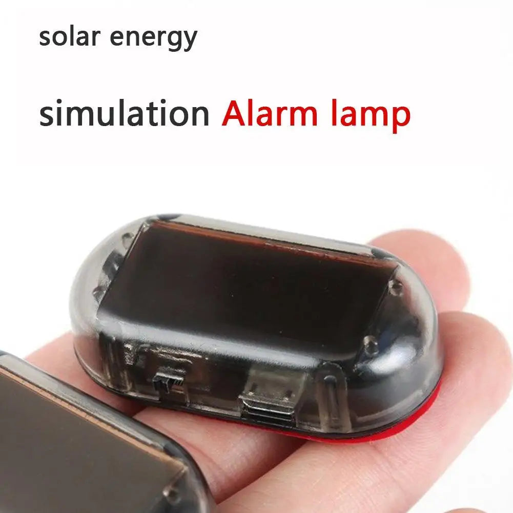 1/2/3/5X Car Fake Security Light Solar Powered Simulated Dummy Alarm Wireless Warning Anti-Theft Caution Lamp LED Flashing Light