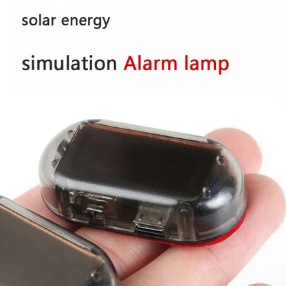 1/2/3/5X Car Fake Security Light Solar Powered Simulated Dummy Alarm Wireless Warning Anti-Theft Caution Lamp LED Flashing Light