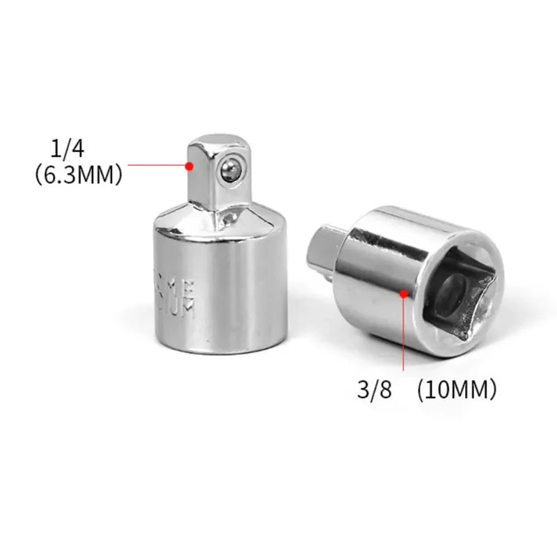 1 Pcs 1/4 3/8 1/2 Ratchet Wrench Socket Adapter Converter Drive Reducer Air Impact Wrench Adapter Repair Hand Tools