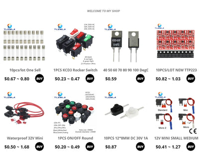 10PCS, 5X20MM 6X30MM Fast Blow Ceramic Fuse, 5*20mm 250V 0.1A 0.25A 0.5A 1A 1.5A 2A 2.5A 3A 3.15A 4A-30A Slow Break The Fuse Tube