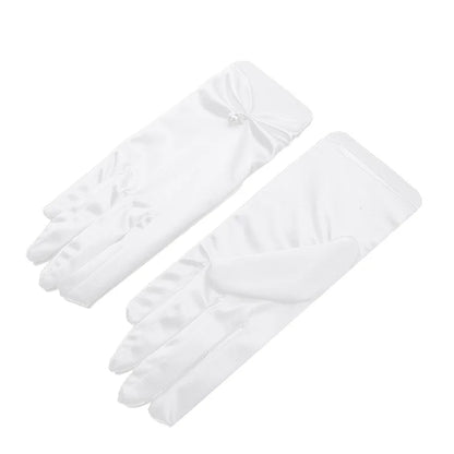 Sexy Transparent Black White Mesh Tulle Glove, Spring Summer Thin Short Glove, Party Dancing Dress Wedding Glove, Lolita New