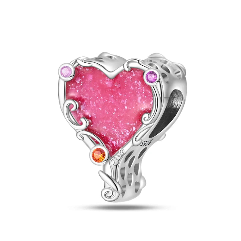 New 925 Silver Fashion Pink Princess Skirt Bag Lipstick Charms Beads Fit 3mm 925 Original Bracelet DIY Jewelry Birthday Gift