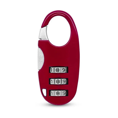 3 Digit Password Lock Dormitory Cabinet Mini Lock Backpack Zipper Luggage Padlock Zinc Alloy Combination Lock Security Tool