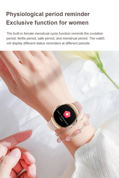 New GPS NFC Bluetooth Call Smartwatch, Women Watch, 4 mini Sports Track, Heart Rate Oximetry Monitoring Health Smartwatch For Woman