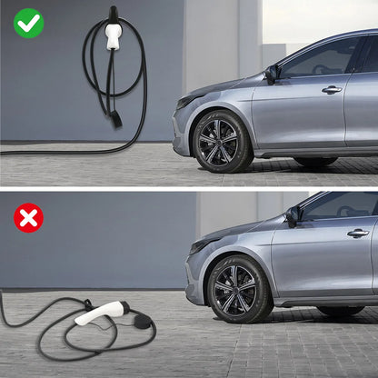 IPENGEN EV Charger Plug Holder for Electric Vehicle Type 2/Type 1/GBT Charging Cable Plug Stand Extra Protection Wallbox