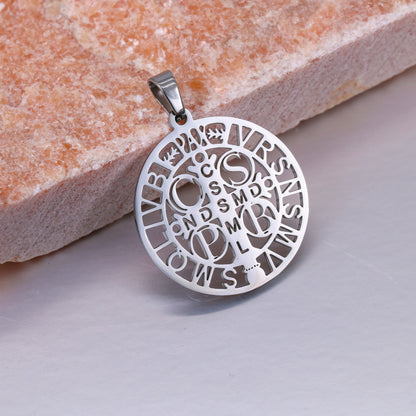 100% Stainless Steel Christian Jesus Cross Pendants Religion Cross Tree of Life Charms For Jewelry Prayer Baptism Gifts