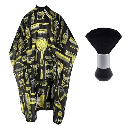 WANMEI Waterproof Hairdressing Shawl Bib paper Set Nylon Hairdressing Salon Clothes Chopped Hair Isolator Hair Dyeing Tool