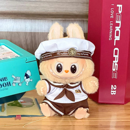 Cute Doll Clothes Outfit Accessories For 17cm Labubu V2 V1 Doll Clothing Different styles Cosplay dress Kid Toy Gifts