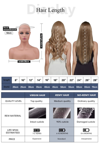 100% Remy Human Hair Wigs, Ombre Blonde Short Bob Pixie Cut Machine Made Wig with Bangs, Human Hair Natural Layered Wigs for Women