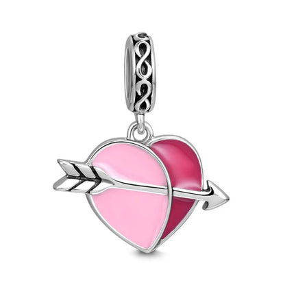 Hot Selling 925 Silver Pink Cake, Dog Paw, Luggage, Cup Bead Pendant Suitable for European Original Bracelet DIY Exquisite Jewelry