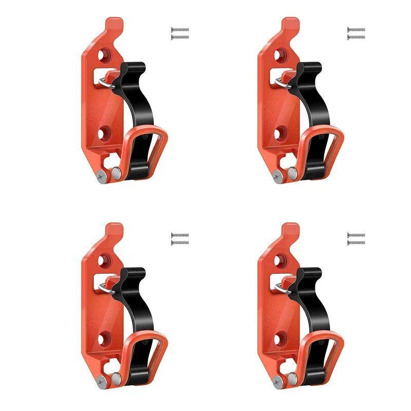 2-4PCS Tool Fixing Bracket Wall Mounting Bracket Shovel Ax Quick Release Clamp Shovel Bracket Car RV Boat Home Accessories