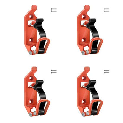 2-4PCS Tool Fixing Bracket Wall Mounting Bracket Shovel Ax Quick Release Clamp Shovel Bracket Car RV Boat Home Accessories