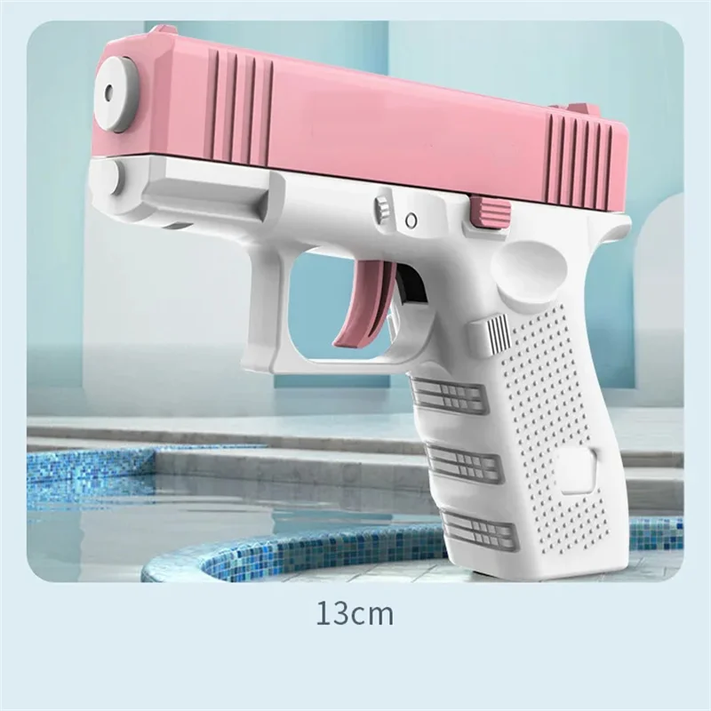 Summer Water Gun, Non-Electric, High-Pressure, Fully Automatic Shooting, Water Beach Toy Gun for Kids, Children, Boys, Girls