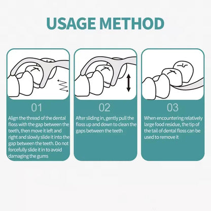 1/3/6/20 Box Portable Disposable Dental Floss Plastic Toothpick High-tension Dental Floss Stick Dental Floss Box ﻿Oral Care