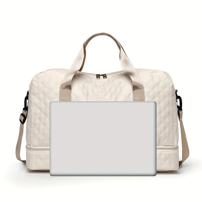 Lightweight Luggage Bag, Large Capacity Travel Duffle Bag Gym Tote Bags, Shoulder Weekender Overnight Bag