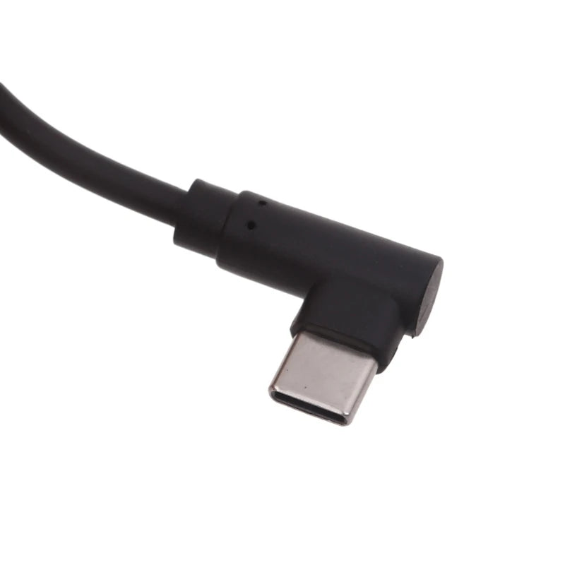 60W Fast Charging USB C to USB2.0, USB A to Micro USB, Type C to Type C Coiled Cable, 90 Degree Right Angle Design Cable for Smartphone Tablet Speaker Headphone