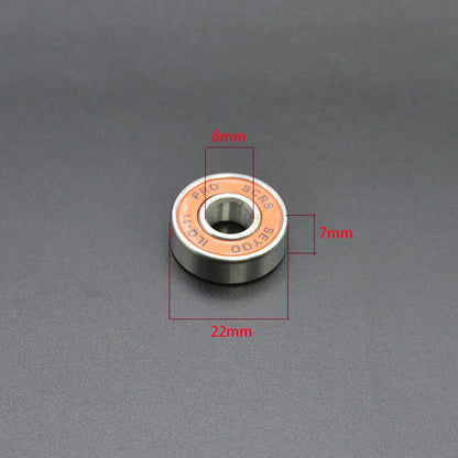8Pcs 608 2RS Bearing ILQ-11 8x22x7 Green Longboard Speed Inline Skate Wheel Bearings Skate Scooter Smooth Skate Scooter Bearings