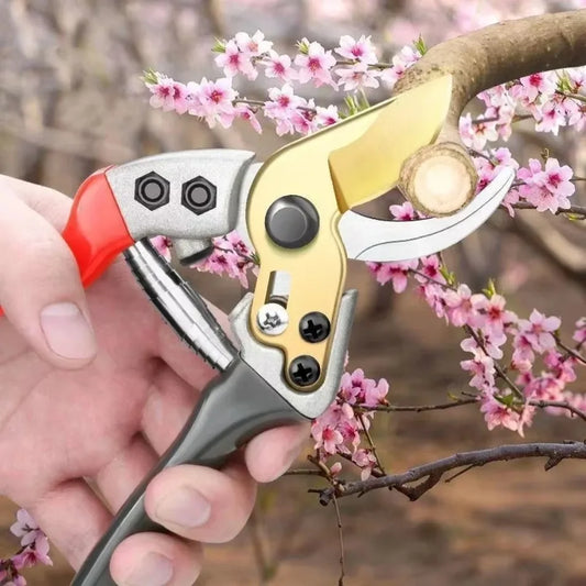 1 Pcs Horticultural Stainless Steel Scissors for Effortless Pruning of Branches, Fruit Trees, Coarse Branches, and Branches