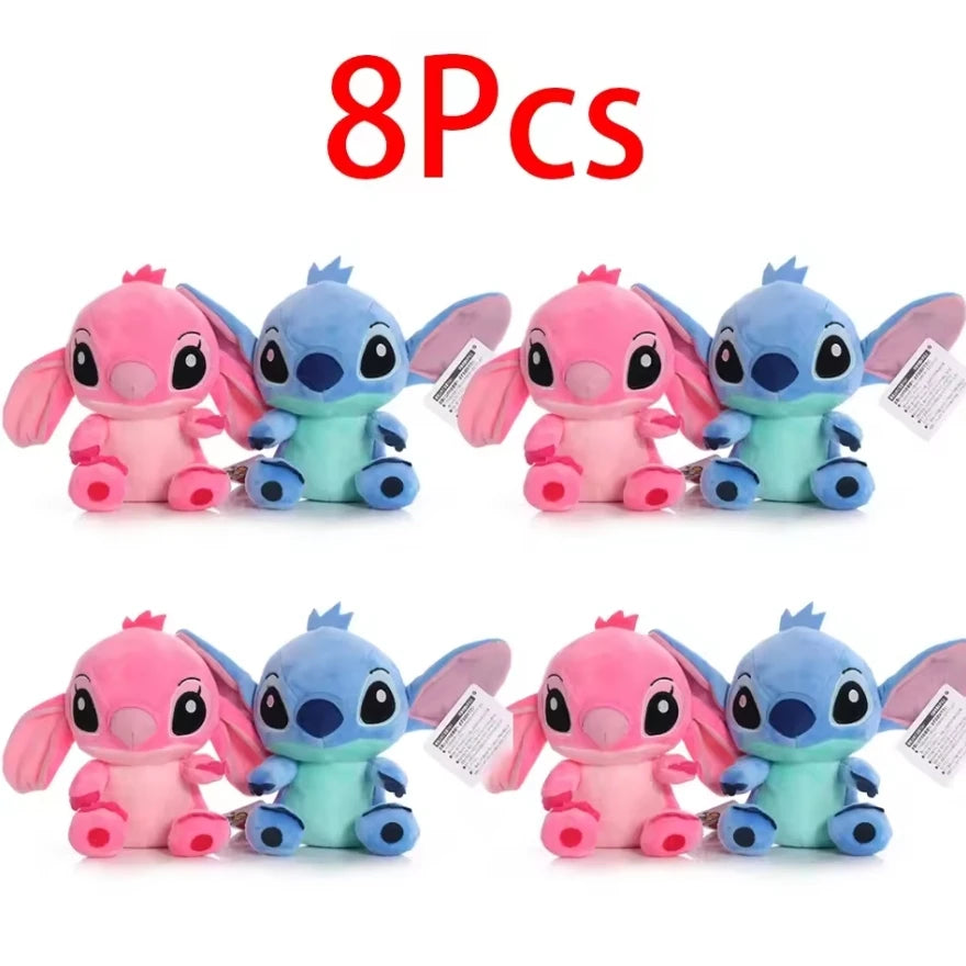 12cm 18cm 25cm Modelos de Peluches de Stitch Muñecos de Peluche de Dibujos Animados Juguetes de Peluche de Anime para Bebés Lindos Regalos de Cumpleaños para Niños