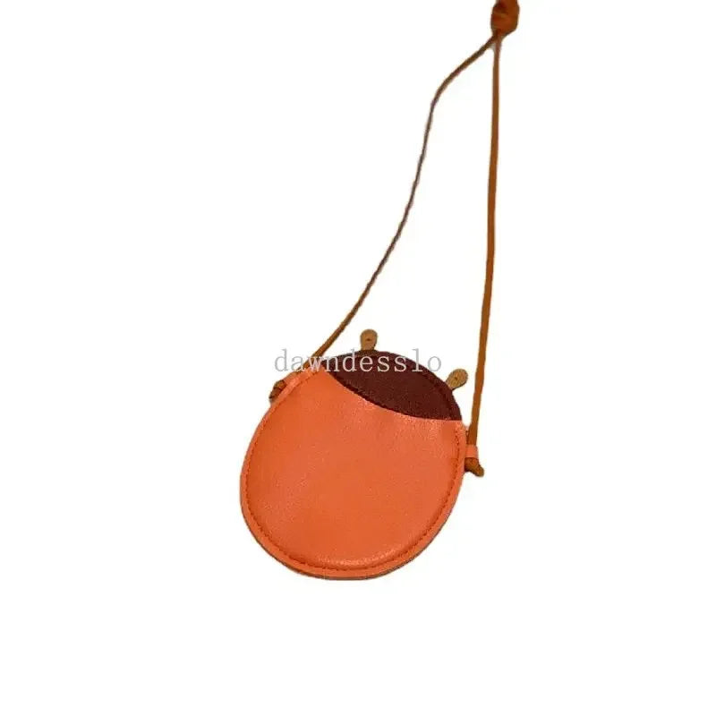 Mini bolsos de dibujos animados bonitos para niñas pequeñas, bandolera con forma de calabaza, pera o mariquita, pequeños bolsos de mano Kawaii para bebés y niños, regalo
