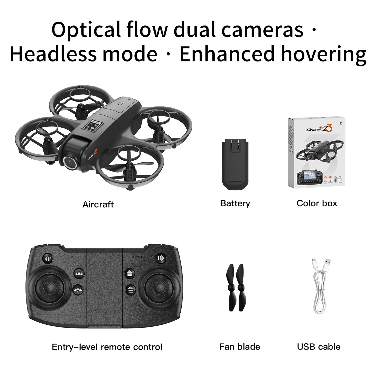 Lenovo YL3 Drone Professional 8K Dual Camera Long Battery Life GPS WIFI Brushless Motors Obstacle Avoidance Foldable Quadcopter
