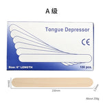 100pcs Disposable Waxing Wooden Tongue Depressor Body Hair Removal Stick Tongue Depressor
