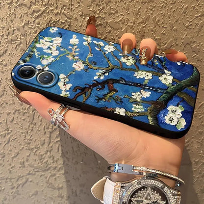 Soft Back Phone Cover Case for iPhone 7 8 12 11 15 Plus X XS XR SE 13 Mini 17 16 Pro Max 14 17Air Van Gogh