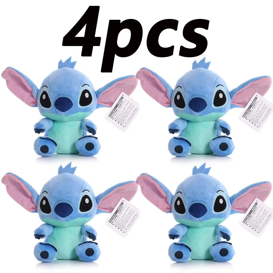 2028 New 12cm 20cm 25cm Stitch Stuffed Plush Models Cartoon Stuffed Plush Dolls Anime Plush Baby Toys Kawaii Kids Birthday Gifts