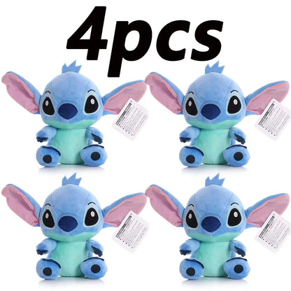 2028 New 12cm 20cm 25cm Stitch Stuffed Plush Models Cartoon Stuffed Plush Dolls Anime Plush Baby Toys Kawaii Kids Birthday Gifts