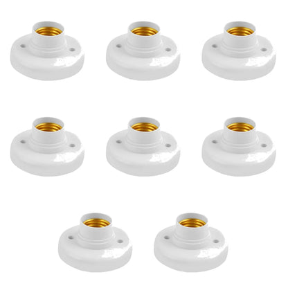220V E27 Screw Cap Socket Ceiling Light Fixing Base Adapter Light Bulb Holder Energy Save Desk Lamp Holder Lighting Accessories