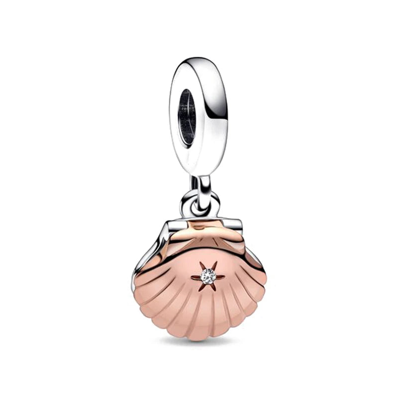 Sterling Silver Hot Sale  Ocean World Series Sea Turtle Starfish Little Crab Octopus Fashion Bead Fit Lady Bracelet DIY Jewelry