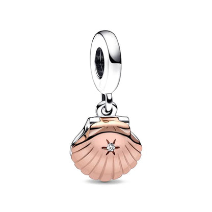 Sterling Silver Hot Sale  Ocean World Series Sea Turtle Starfish Little Crab Octopus Fashion Bead Fit Lady Bracelet DIY Jewelry