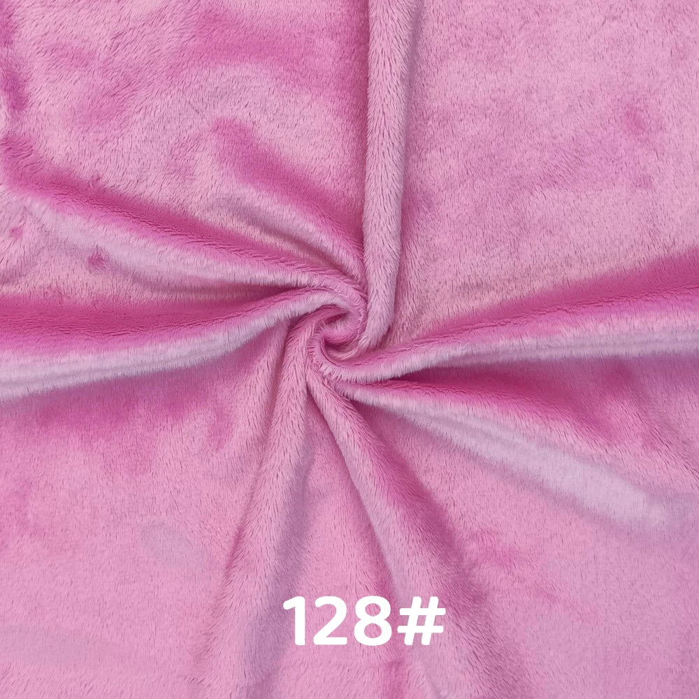 5mm Pile Length Soft Minky Fabric Sewing For Cotton Doll Hair Thicken Encryption Fabric Plush Single Sided Stuffed Animals Toys