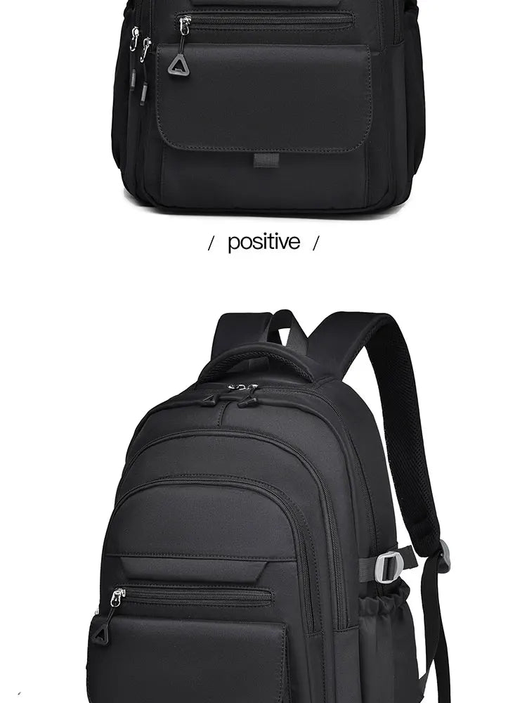 A Multi-layer Waterproof and Stylish Oxford Backpack, Large-capacity Simple Commuter Out-of-town Student Backpack