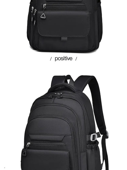 A Multi-layer Waterproof and Stylish Oxford Backpack, Large-capacity Simple Commuter Out-of-town Student Backpack