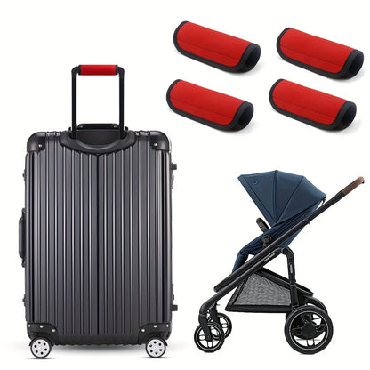 Neoprene luggage handle cover, handle protector cover, trolley case handle cover, grip cover, and baby stroller handle cover.