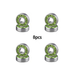 8PC bearings ILQ-11 high-speed bearings are suitable for skateboard, longboard, inline roller skates, and ice skates with low noise