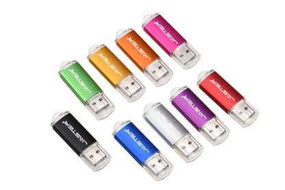 JASTER High-speed USB 2.0 Flash Drive Mini Plastic Pendrive 128MB 4GB 16GB 32GB 64GB 128GB with Keychain Memory Stick Pen Drive