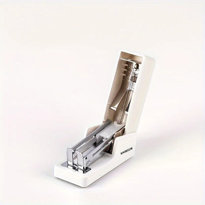 KHINSUN Mini Stapler Set, Portable Color Paper Binding Machine, Use 24/6 26/6 Staples Fashion, Stationery Office Supplies