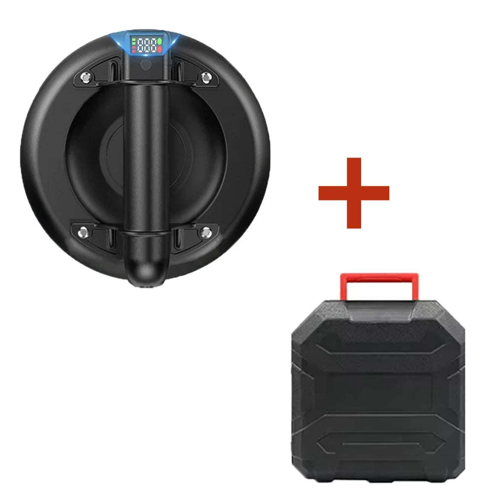 8 Inch 200kg Electric Vacuum Suction Cup Bearing Capacity Heavy Duty Vacuum Lifter for Granite Tile Glass Manual Lifting Powerfu