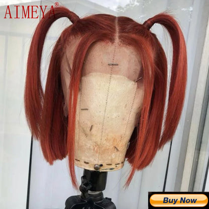 13*4 Synthetic Lace Front Wigs for Women, White Blonde Lace Wig, Heat Resistant Fiber Natural Hairline Cosplay Party Wigs, AIMEYA