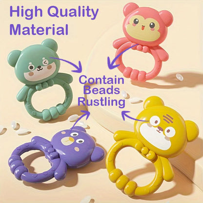 360° Musical Baby Crib Mobile Rotating Night Light Bed Bell Toy Four Speed Timing Hanging Infant Newborn Rattle Bedside Gift