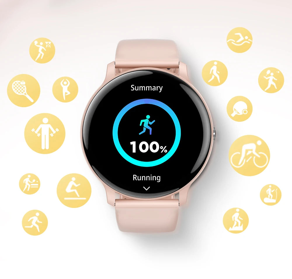 Bluetooth Call Smart Watch Women Custom Dial Watches Men Sports Fitness Tracker Heart Rate Smartwatch For Android iOS