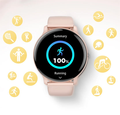 LIGE New Smart Watch Women, Bluetooth Call Sports Fitness Watches, Heart Rate Health Monitor Smartwatch Ladies For Android iOS