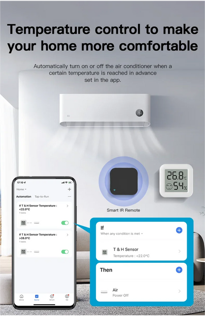 Tuya Zigbee 3.0, Temperature Humidity Sensor, Hygrometer, APP Remote Control Thermometer, Smart Life For Smart Home, Work With Yandex Alexa