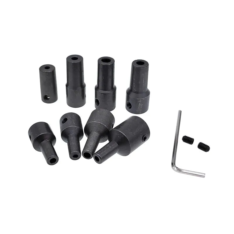 1PCS JT0 B10 B12 0.6-6mm 0.3-4mm 1.5-10mm Drill Chuck Adaptor Connecting Rod Shaft Sleeve Steel Copper Coupling 4/5/6/8/10/12mm