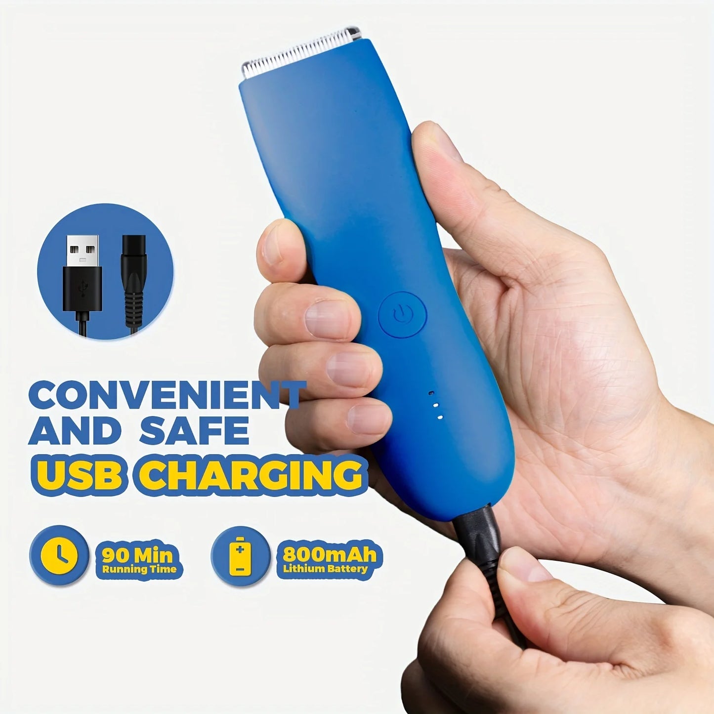 Professional Body Hair Trimmer, Groin&Body Manscape Trimmer For Men, Electric Ball Shaver Groomer, Pubic Grooming Clipper Male R